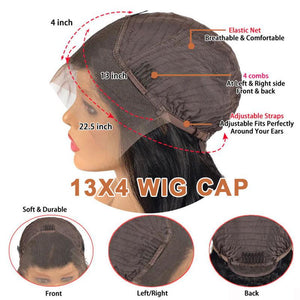 Short Curly Human Hair Wigs Pixie Cut Bob Lace Front Wigs - Wigtrends