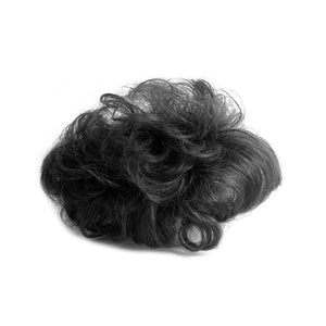 Short Curly Real Human Hair Pieces Topper with Front Bangs for Women Breathable Wiglets Hairpieces 5.1x5.5 Large Coverage - Wigtrends