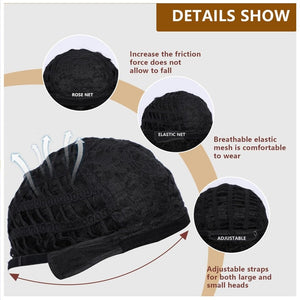 Short Curly Wigs for Black Women Synthetic Hair Heat Resistant Fluffy Natura Wigs for African American Women (Black) - Wigtrends