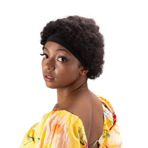 Short Kinky Curly Bob Human Hair 5*5 Lace Front Wigs - Wigtrends