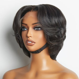 Short Pixie Cut Layered Human Hair Wig - Wigtrends