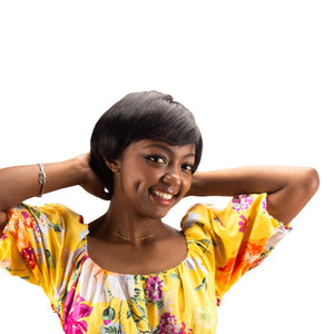 Short Straight Pixie Cut Human Hair 5*5 Lace Front Wigs - Wigtrends