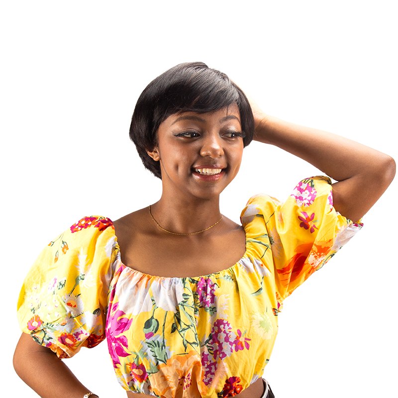 Short Straight Pixie Cut Human Hair 5*5 Lace Front Wigs - Wigtrends