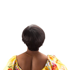 Short Straight Pixie Cut Human Hair 5*5 Lace Front Wigs - Wigtrends