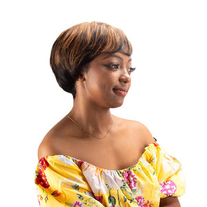 Short Straight Pixie Cut Human Hair Lace Front Wigs - Wigtrends