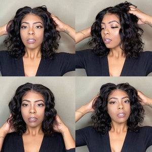Should Length V part Bob Wigs Lace Closure Wig - Wigtrends