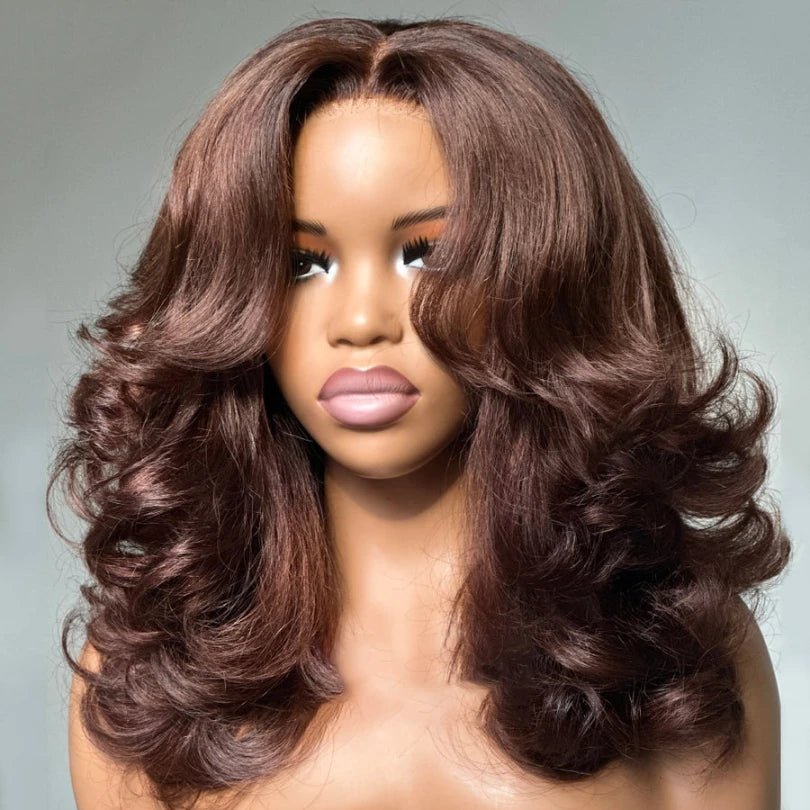 Shoulder Length Body Wave 5x5 Lace Closure Wig - Wigtrends