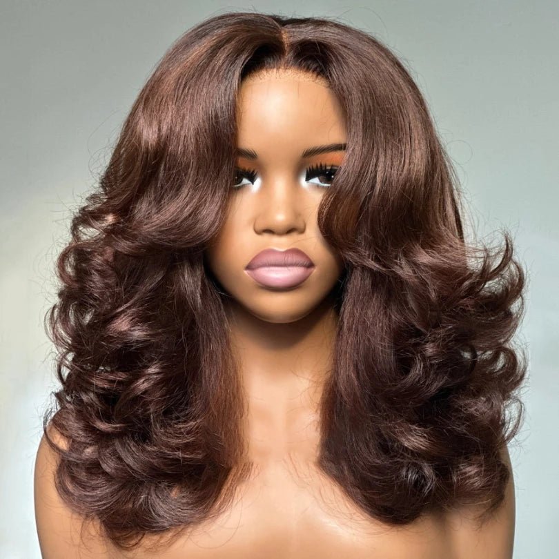 Shoulder Length Body Wave 5x5 Lace Closure Wig - Wigtrends