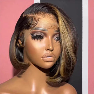 Side Part Short Lace Closure Wig - Wigtrends