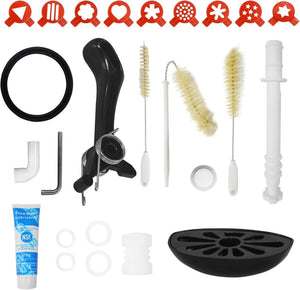 Soft Serve Ice Cream Machine 3.2 Gals Ice Cream Maker Machine Single Flavor Commercial Ice Cream Machine Countertop Soft Serve Ice Cream Maker with Pre - Cooling for Home Store School - Wigtrends