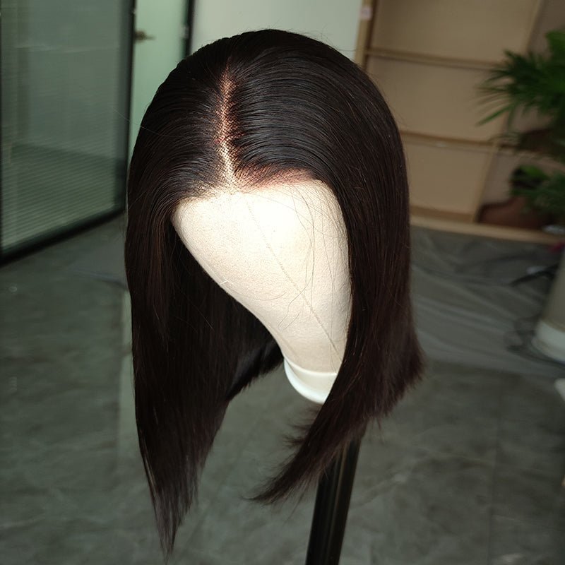Straight Wear & Go Bob Wig Pre Cut HD Lace Closure Glueless Human Hair Wigs - Wigtrends