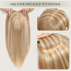 Top Hair Extension Pieces For Women Real Hair Without Bangs Lace Base Premium Remy Toppers  - Wigtrends