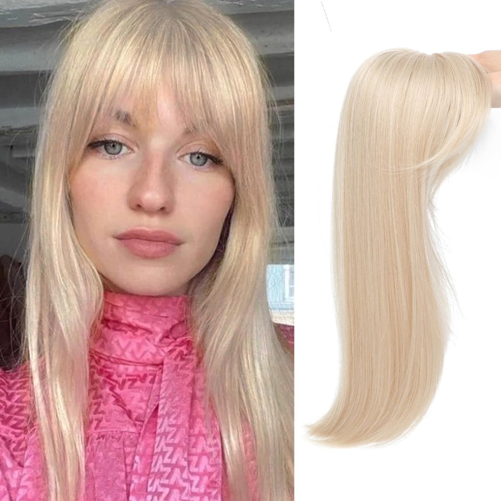 Topper Clip in Bangs 3D 360° Cover Hair Toppers for Women with Thinning Hair Pieces - Wigtrends