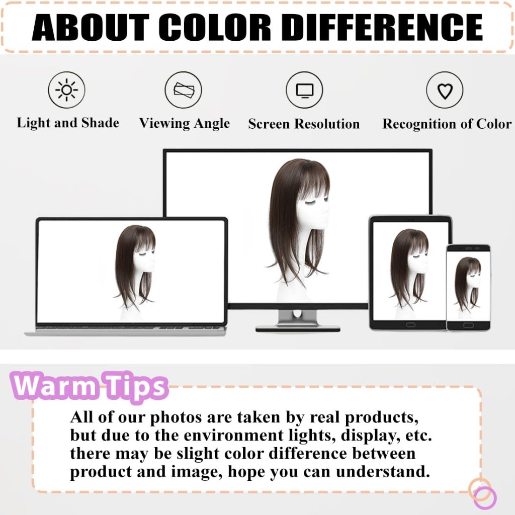 Topper Clip in Bangs 3D 360° Cover Hair Toppers for Women with Thinning Hair Pieces - Wigtrends