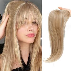 Topper Clip in Bangs 3D 360° Cover Hair Toppers for Women with Thinning Hair Pieces - Wigtrends