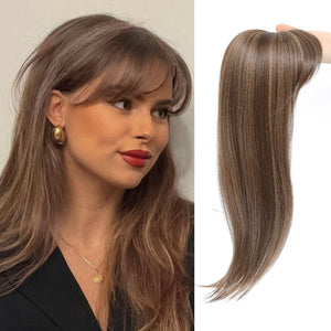 Topper Clip in Bangs 3D 360° Cover Hair Toppers for Women with Thinning Hair Pieces - Wigtrends