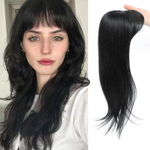 Topper Clip in Bangs 3D 360° Cover Hair Toppers for Women with Thinning Hair Pieces - Wigtrends