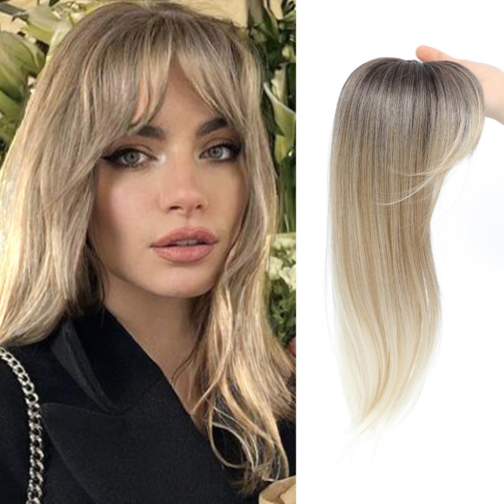 Topper Clip in Bangs 3D 360° Cover Hair Toppers for Women with Thinning Hair Pieces - Wigtrends