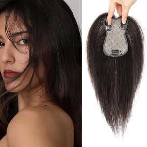 Toppers for Women Real Human Hair with Thinning Hair Clip in Bangs Pieces - Wigtrends