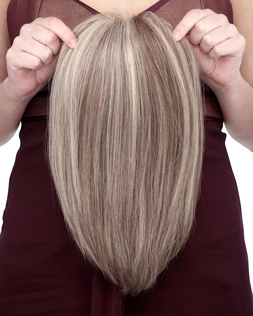 Toppiece 4003 | Monofilament Human Hair Wiglets by Louis Ferre - Wigtrends
