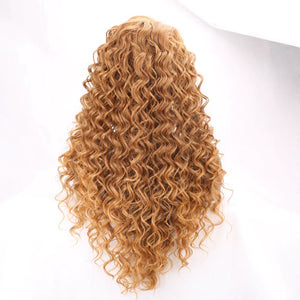 Trendy Long Deep Curly Wig with Natural Hairline - Wigtrends