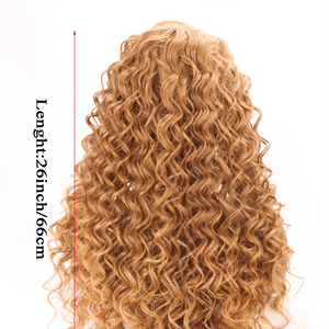 Trendy Long Deep Curly Wig with Natural Hairline - Wigtrends