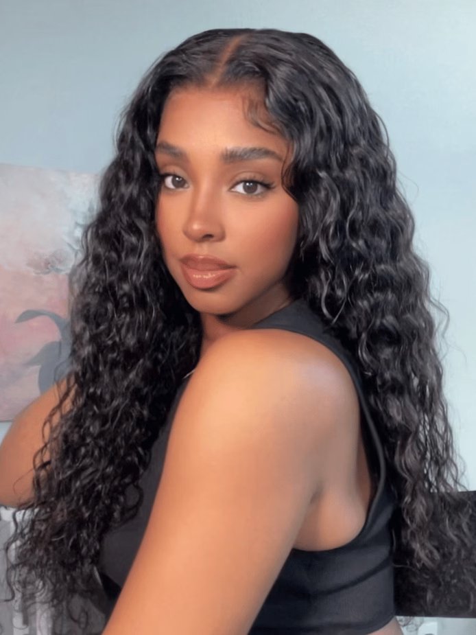 Wig 5x5 Quick Glueless Lace Wet & Wavy Water Wave Invisible Knots Wigs - Wigtrends