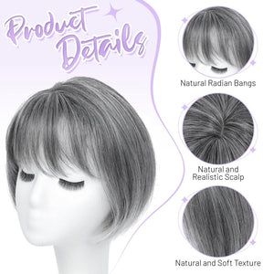 Wigs Hair Topper for Women Short Bob Hair Pieces for Women with Thinning Hair - Wigtrends