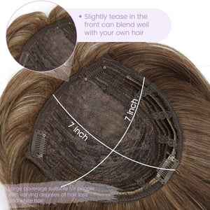 Wigs Hair Topper for Women Short Bob Hair Pieces for Women with Thinning Hair - Wigtrends