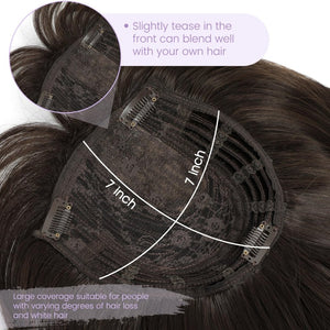 Wigs Hair Topper for Women Short Bob Hair Pieces for Women with Thinning Hair - Wigtrends