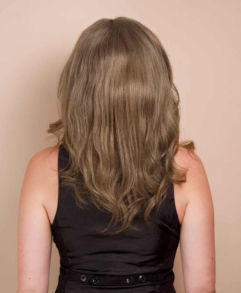 Wigstrends front lace human hair wig - 14" ash blonde - Wigtrends