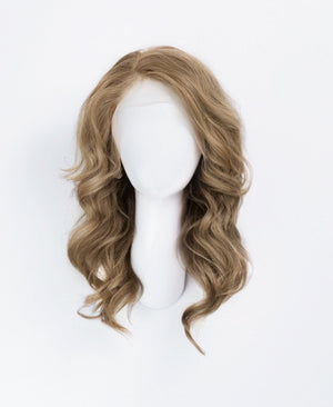 Wigstrends front lace human hair wig - 14" ash blonde - Wigtrends