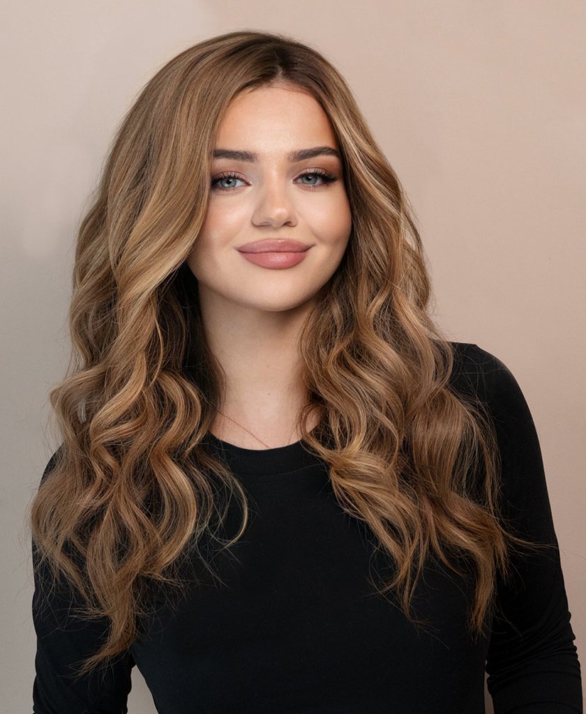 Wigstrends front lace human wig - 20" dark blonde balayage - Wigtrends