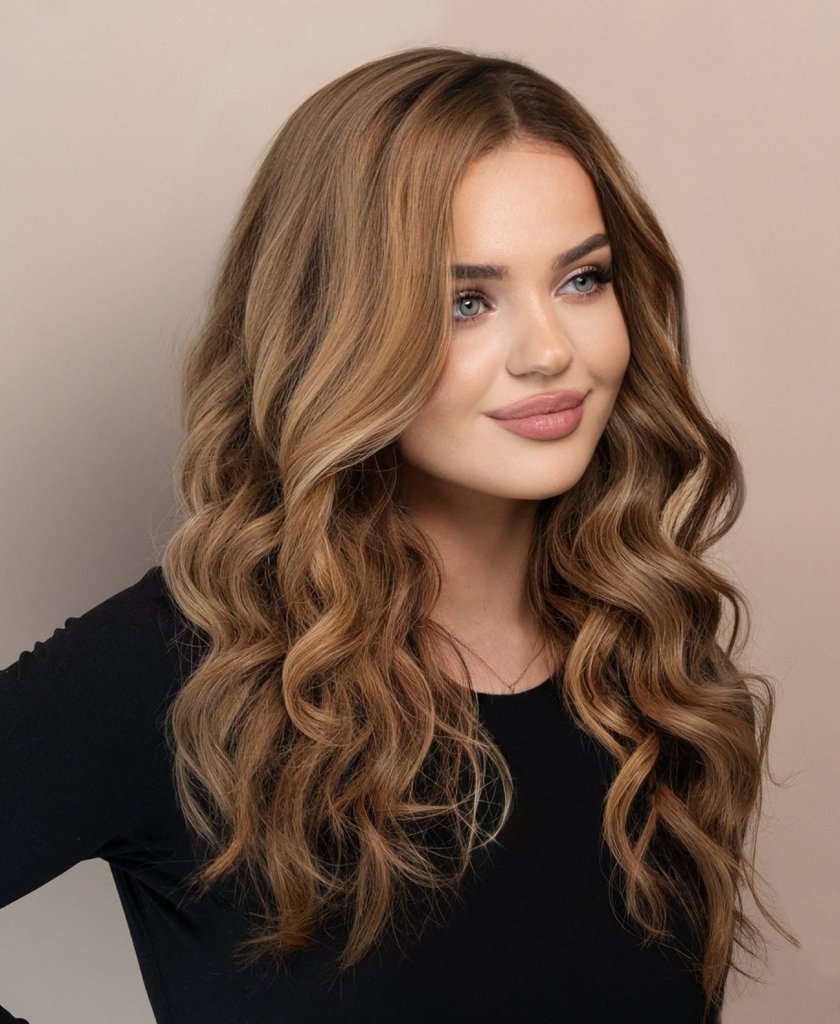 Wigstrends front lace human wig - 20" dark blonde balayage - Wigtrends