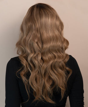 Wigstrends front lace human wig - 20" dark blonde balayage - Wigtrends
