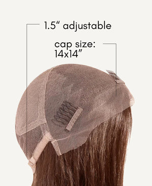 Wigstrends front lace human wig - 20" light brown - Wigtrends