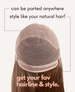 Wigstrends front lace human wig - 20" light brown - Wigtrends