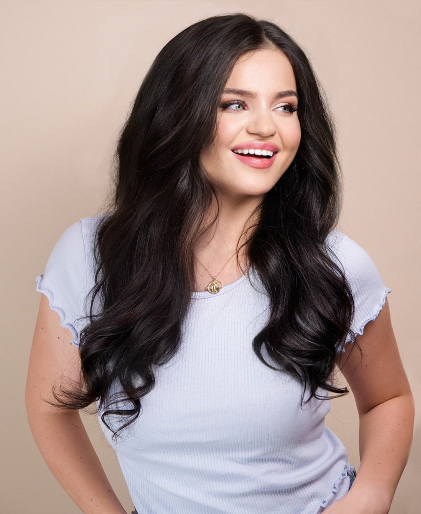 Wigstrends front lace human wig - 20" natural black - Wigtrends