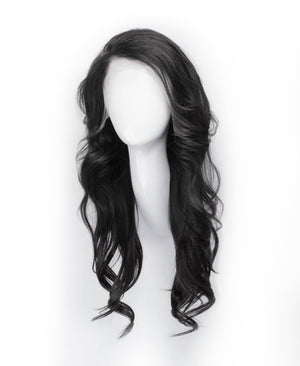 Wigstrends front lace human wig - 20" natural black - Wigtrends