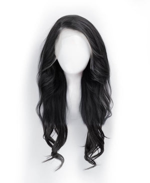 Wigstrends front lace human wig - 20" natural black - Wigtrends