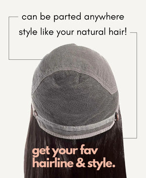 Wigstrends human hair lace wigs - 20" chocolate brown - Wigtrends