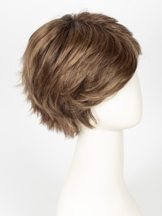 Wigstrends Human Hair Wigs Lace Front Wig Elf Short Hair Layered Bob Wig - Wigtrends