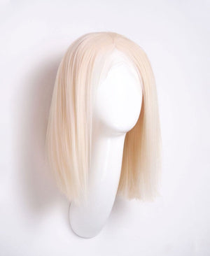 Wigstrends long bob human wig - 12" platinum blonde - Wigtrends