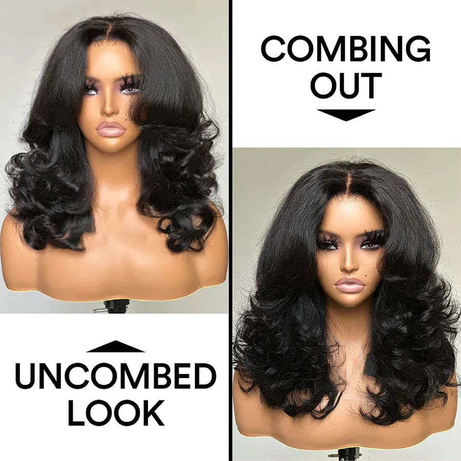 Women's Layered Wave Wig - Wigtrends