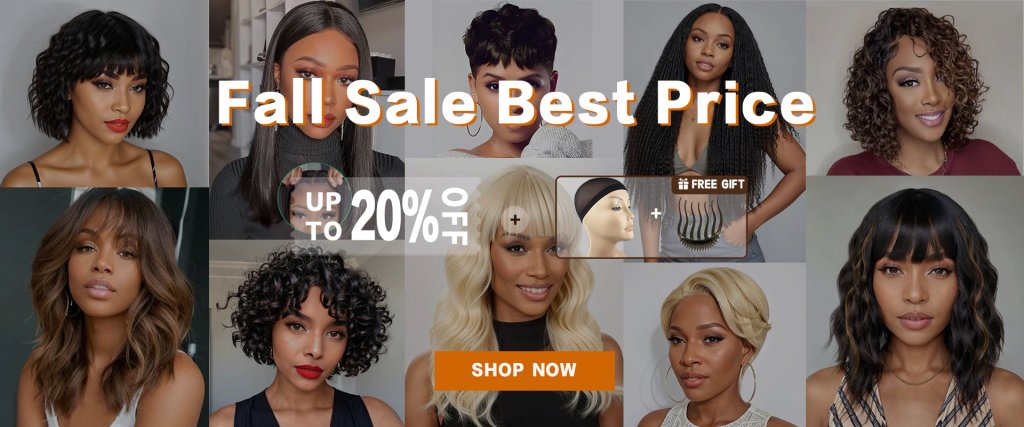 Fall Wig Sale: 20% Off All Real Hair and Synthetic Wigs - Wigtrends