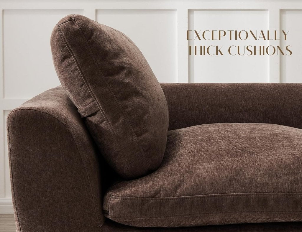 110 inch cloud sectional sofa for living room, convertible L - shaped sofa 3 seater sectional sofa - Wigtrends