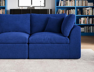 110 inch cloud sectional sofa for living room, convertible L - shaped sofa 3 seater sectional sofa - Wigtrends