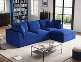 110 inch cloud sectional sofa for living room, convertible L - shaped sofa 3 seater sectional sofa - Wigtrends
