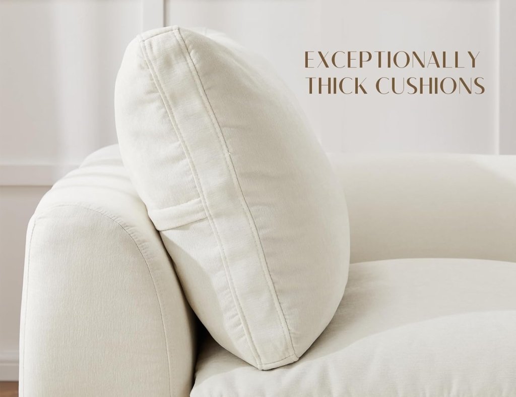 110 inch cloud sectional sofa for living room, convertible L - shaped sofa 3 seater sectional sofa - Wigtrends