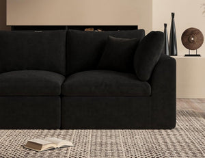 110 inch cloud sectional sofa for living room, convertible L - shaped sofa 3 seater sectional sofa - Wigtrends